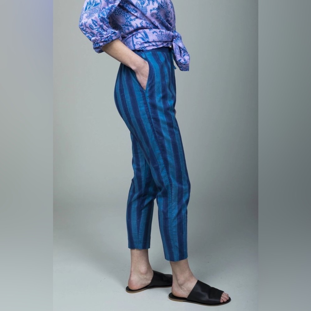 Matta small blue striped pants